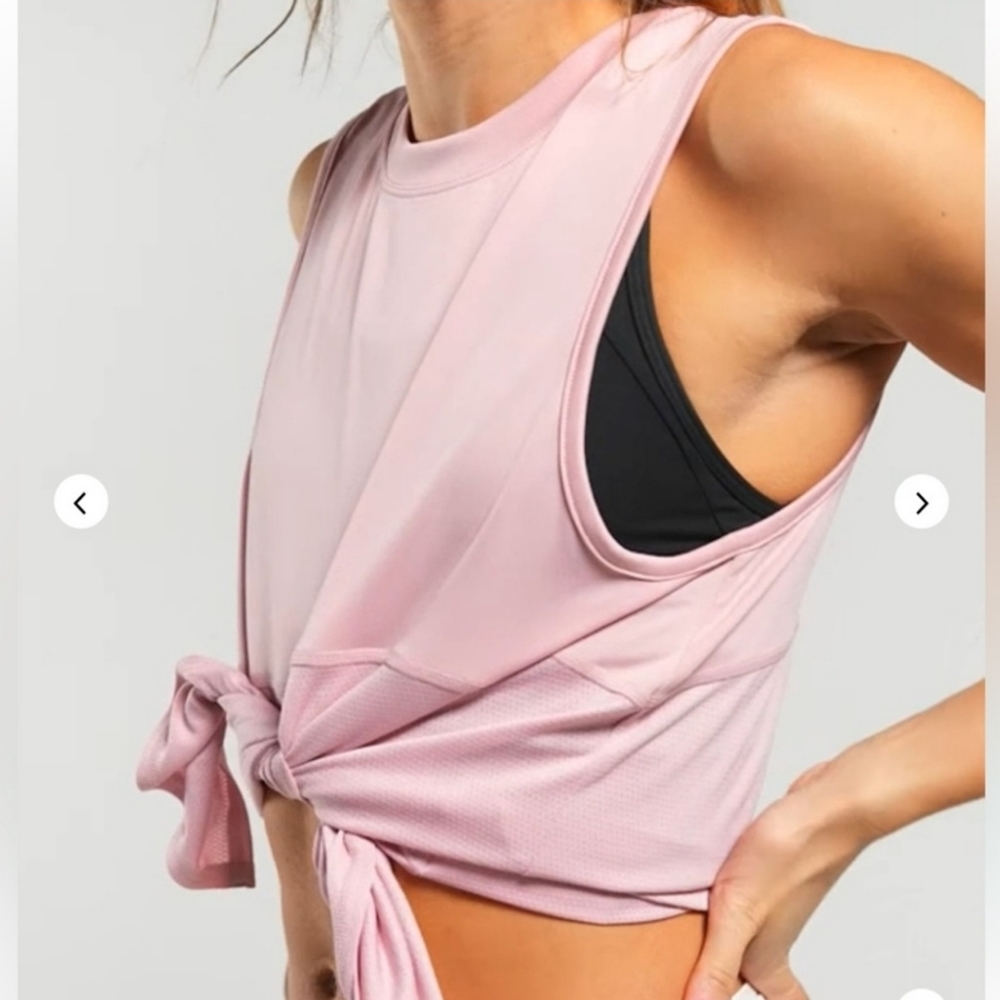 Gymshark PulseDrop Arm Tank -Light Pink